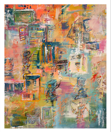 Scattered Remnants  - Hand Embellished